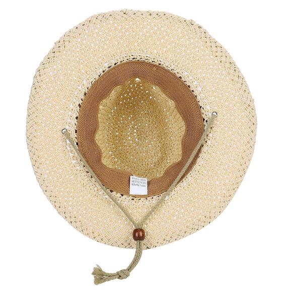 7732 Western Cowboy Hat For Men Women Cowgirl Shapeable Wide Brim Panama main image 6